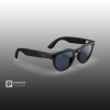 Ray-Ban Headliner (Gen 2) Глянцевый Чёрный с Прозрачно-Сапфировыми Линзами